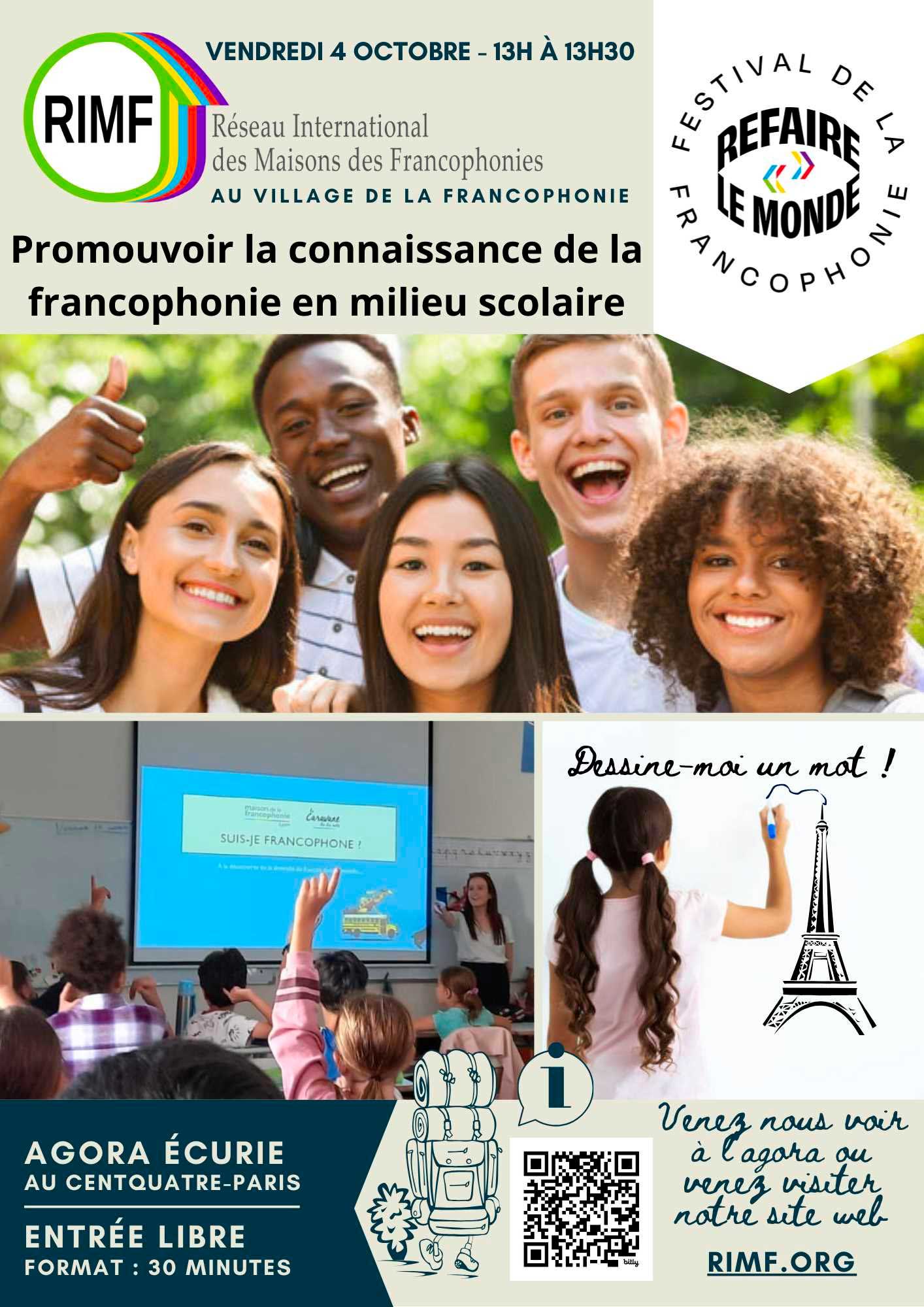 Affiche festival de la francophonie