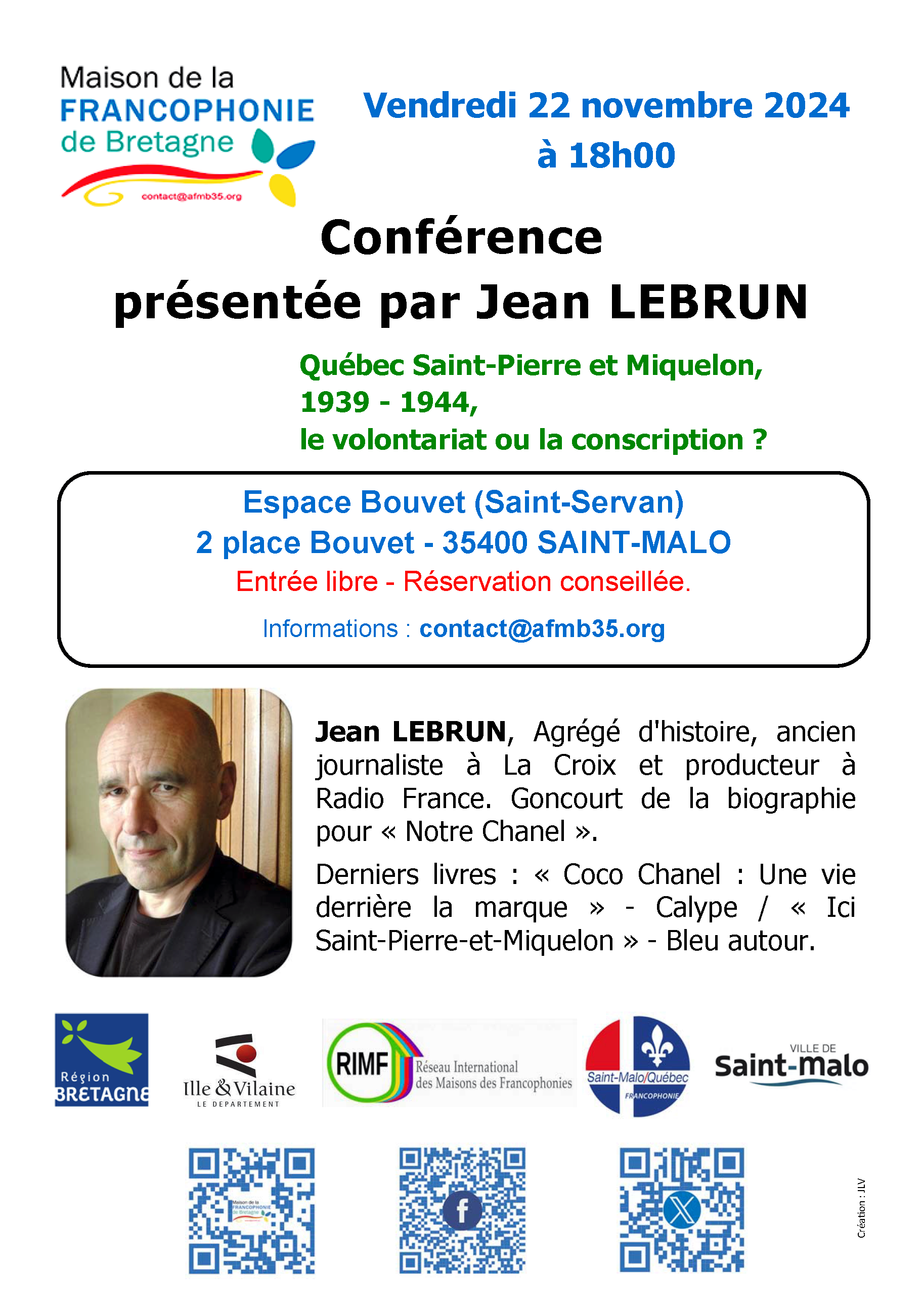 Conférence Jean LEBRUN