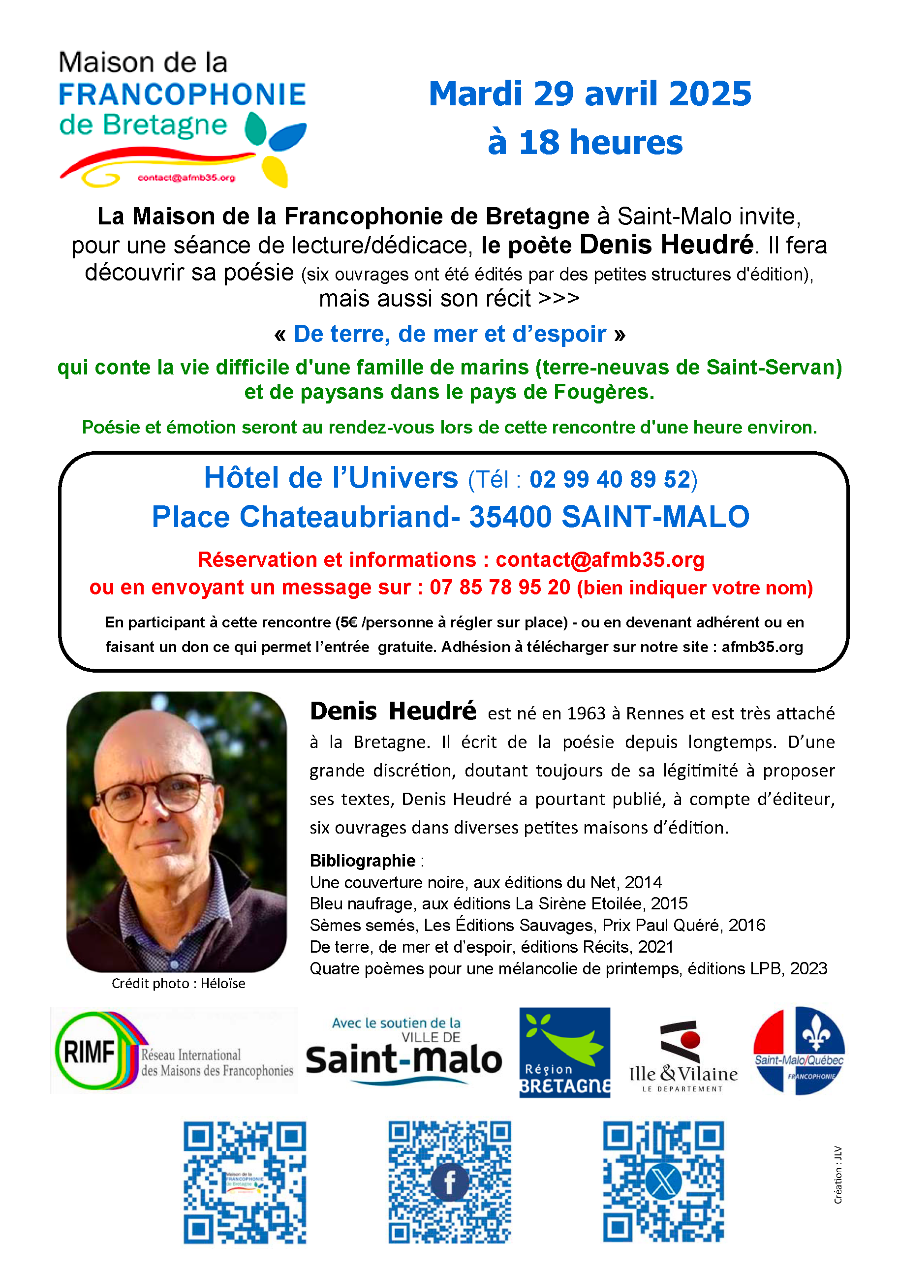 Affiche Denis Heudré