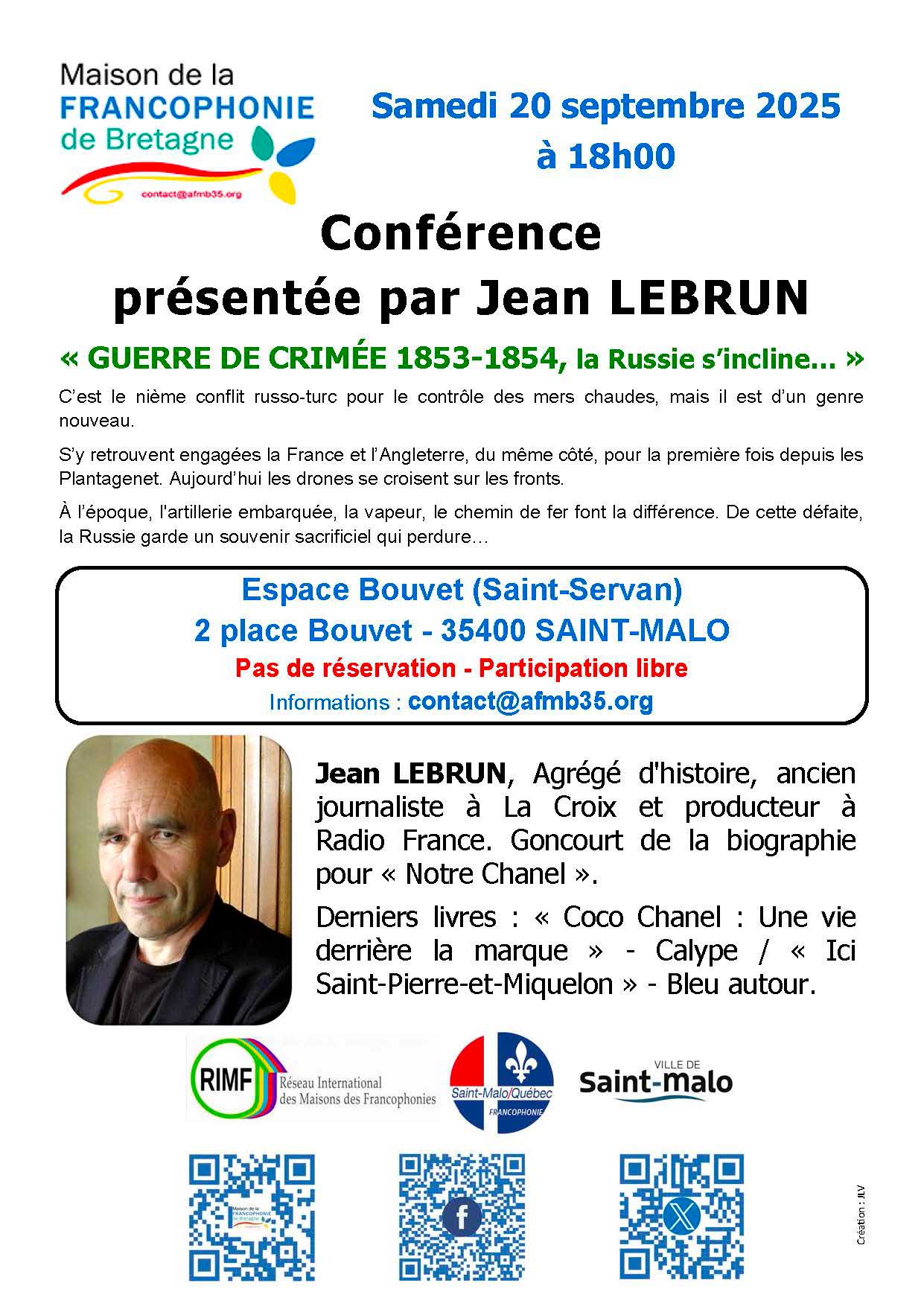 !conférence Jean LEBRUN, Crimée
